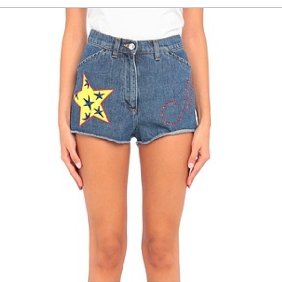 MOSCHINO couture M Denim shorts 8 short pockets loop new NWT - Picture 2 of 7